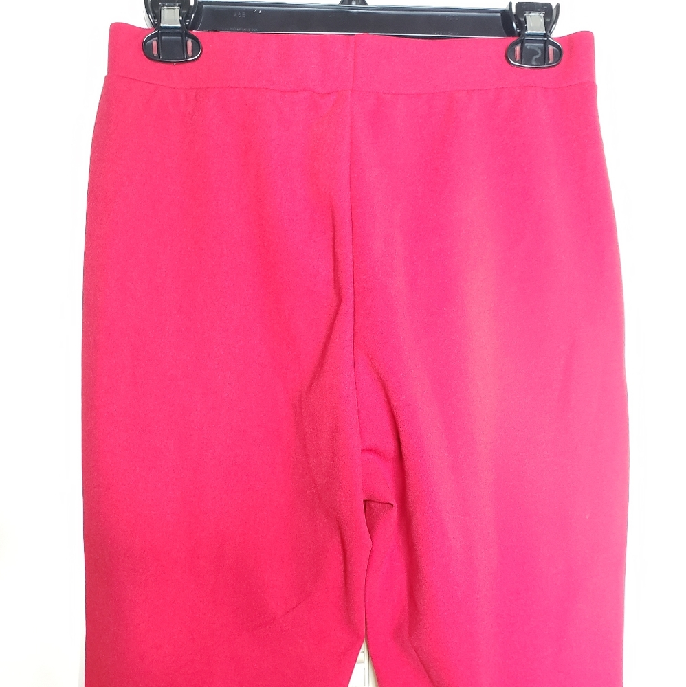 Red Flared Pants - Picture 4 of 13
